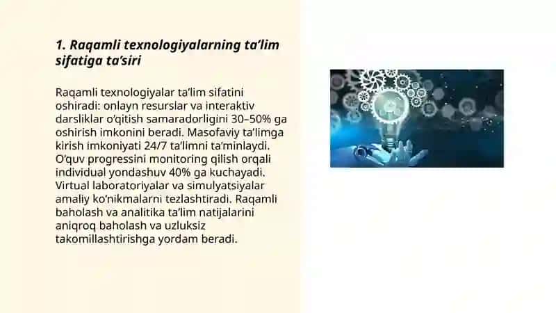 Raqamli texnologiyalarning ta’lim sifatiga ta’siri 3