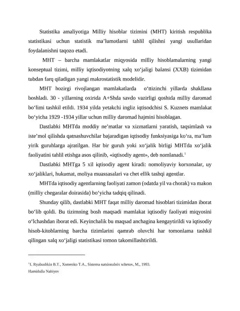 Milliy hisoblash tizimi va uning mohiyati 3