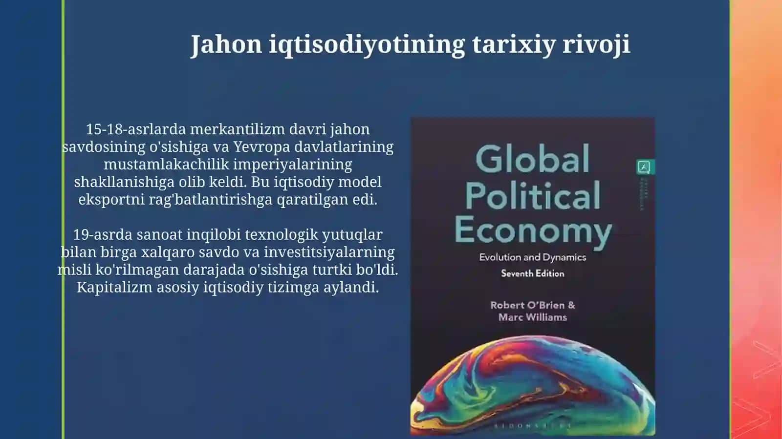Jahon xojaligi va uning evolyutsiyasi 3