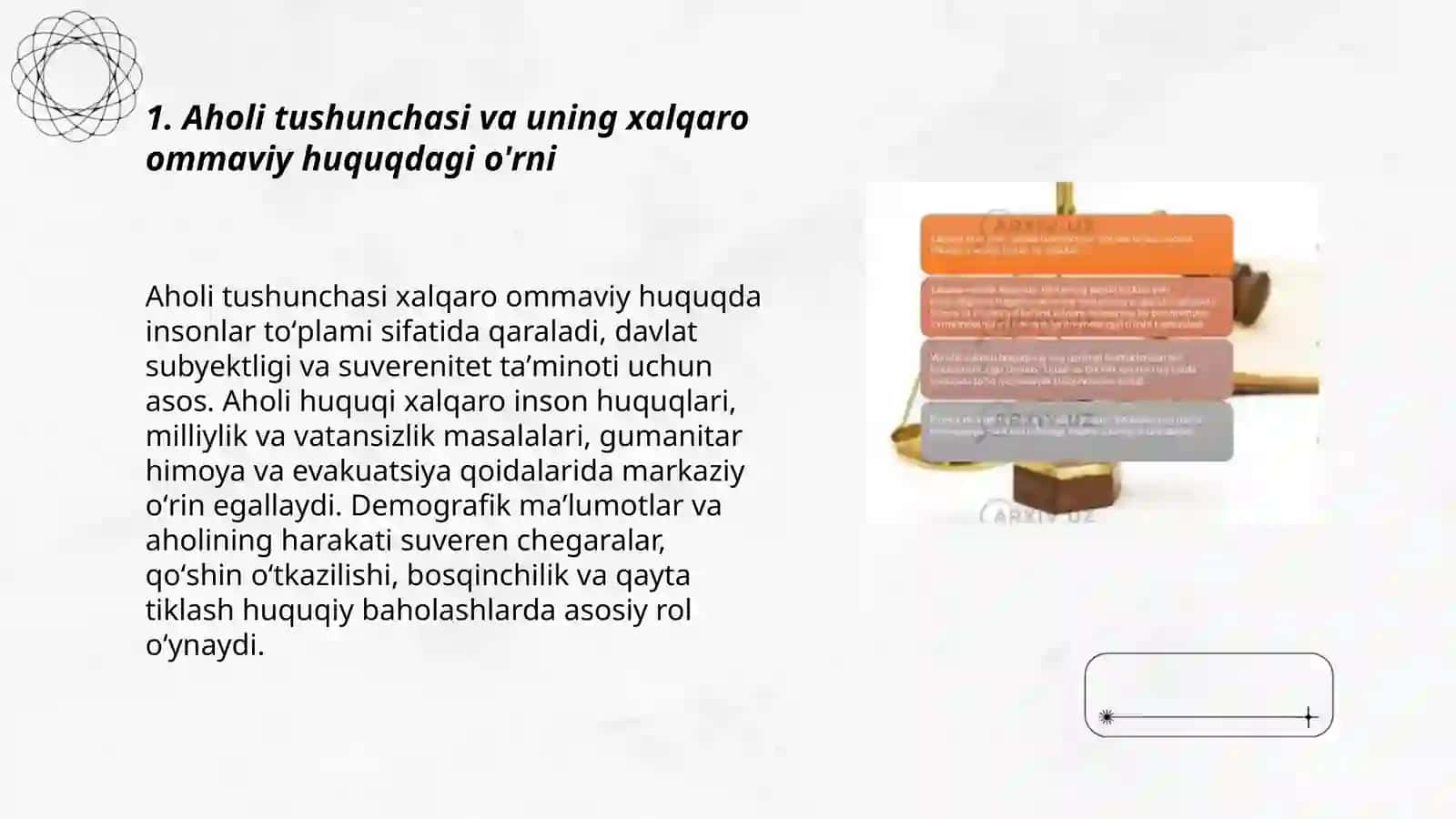 Xalqaro ommaviy huquqda aholi 3
