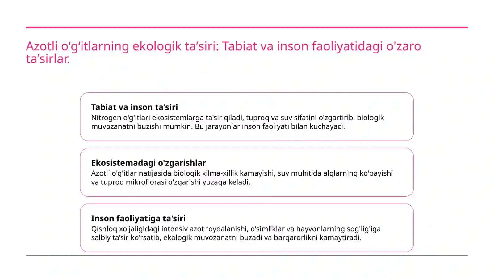 Azotli oʻgʻitlarning ekologik roʻli 3