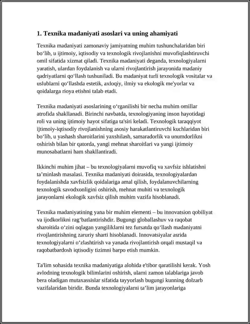 TEXNIKA MADANIYATI 3