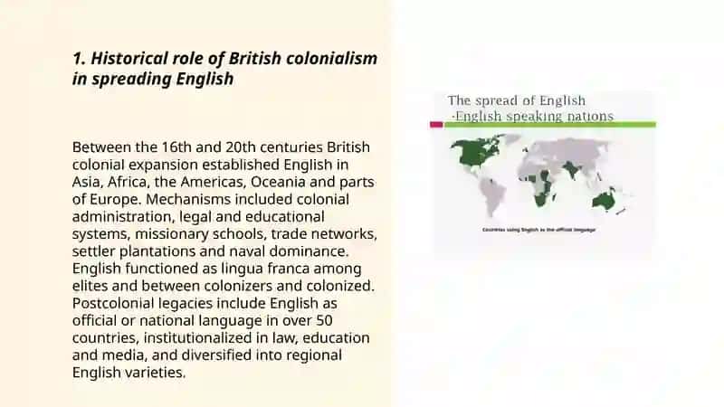 Spread of English 3