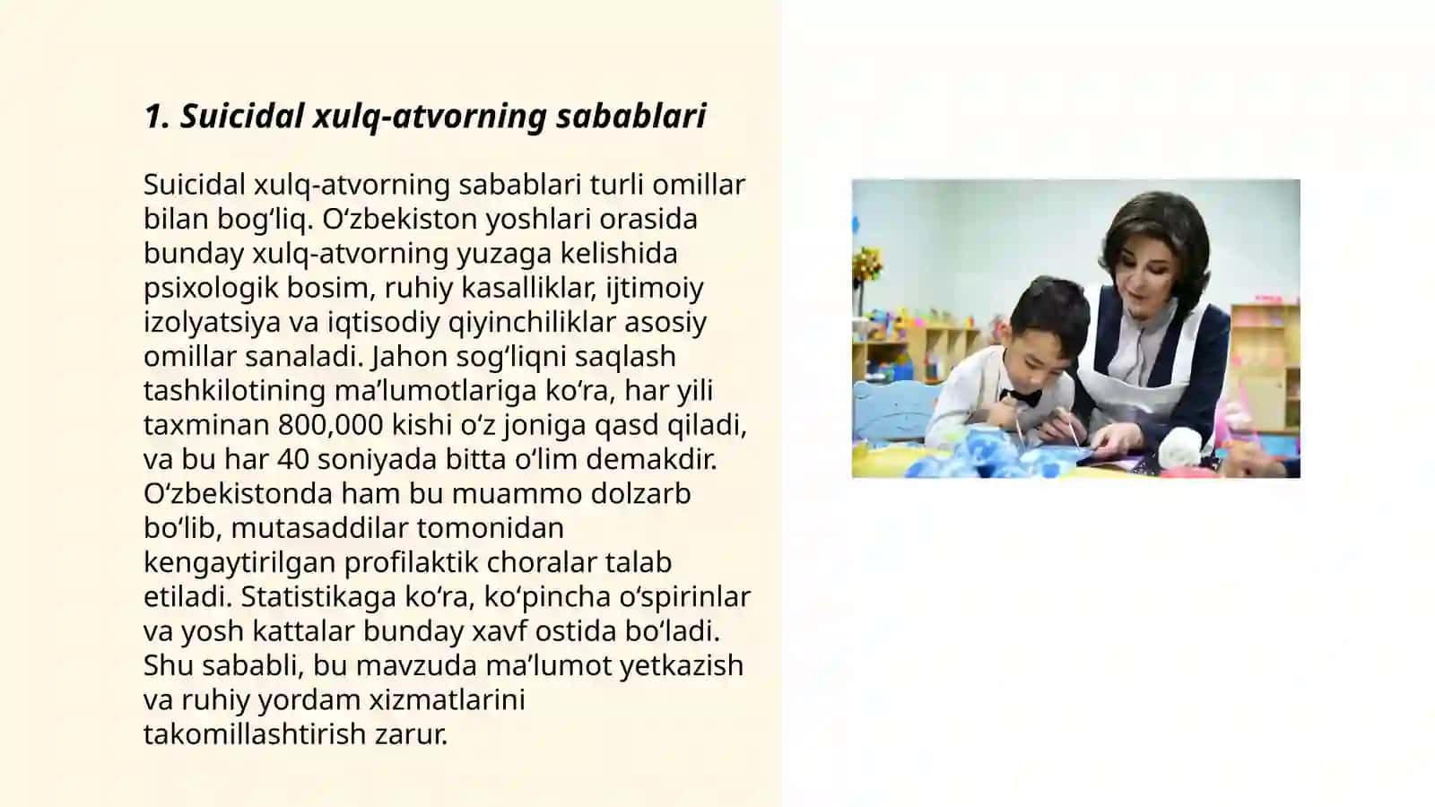Suicidal xulq-atvorning sabablari 3