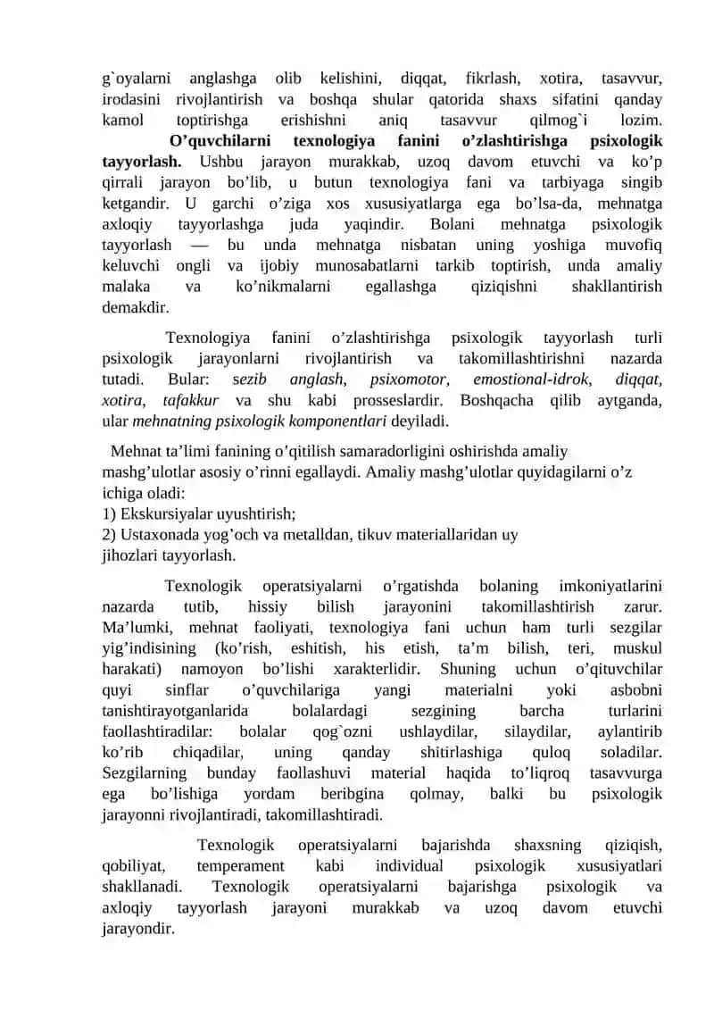 Texnologiya ta’limi va tarbiyasining maqsad va vazifalar 3