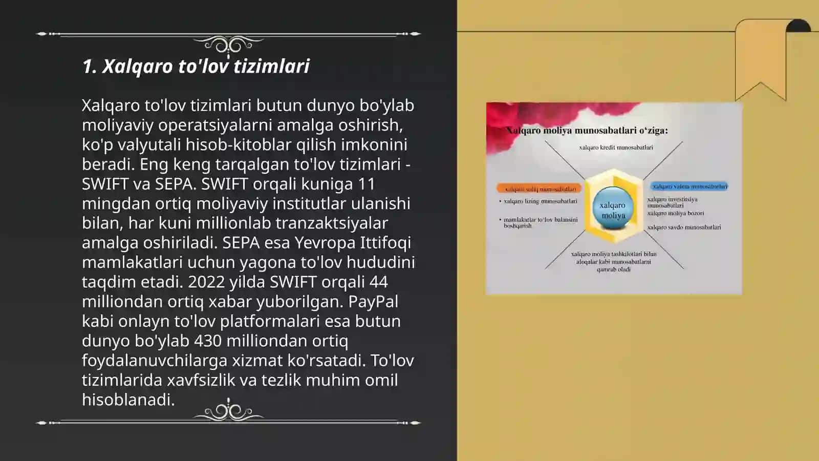 Xalqaro to'lov tizimlari 3