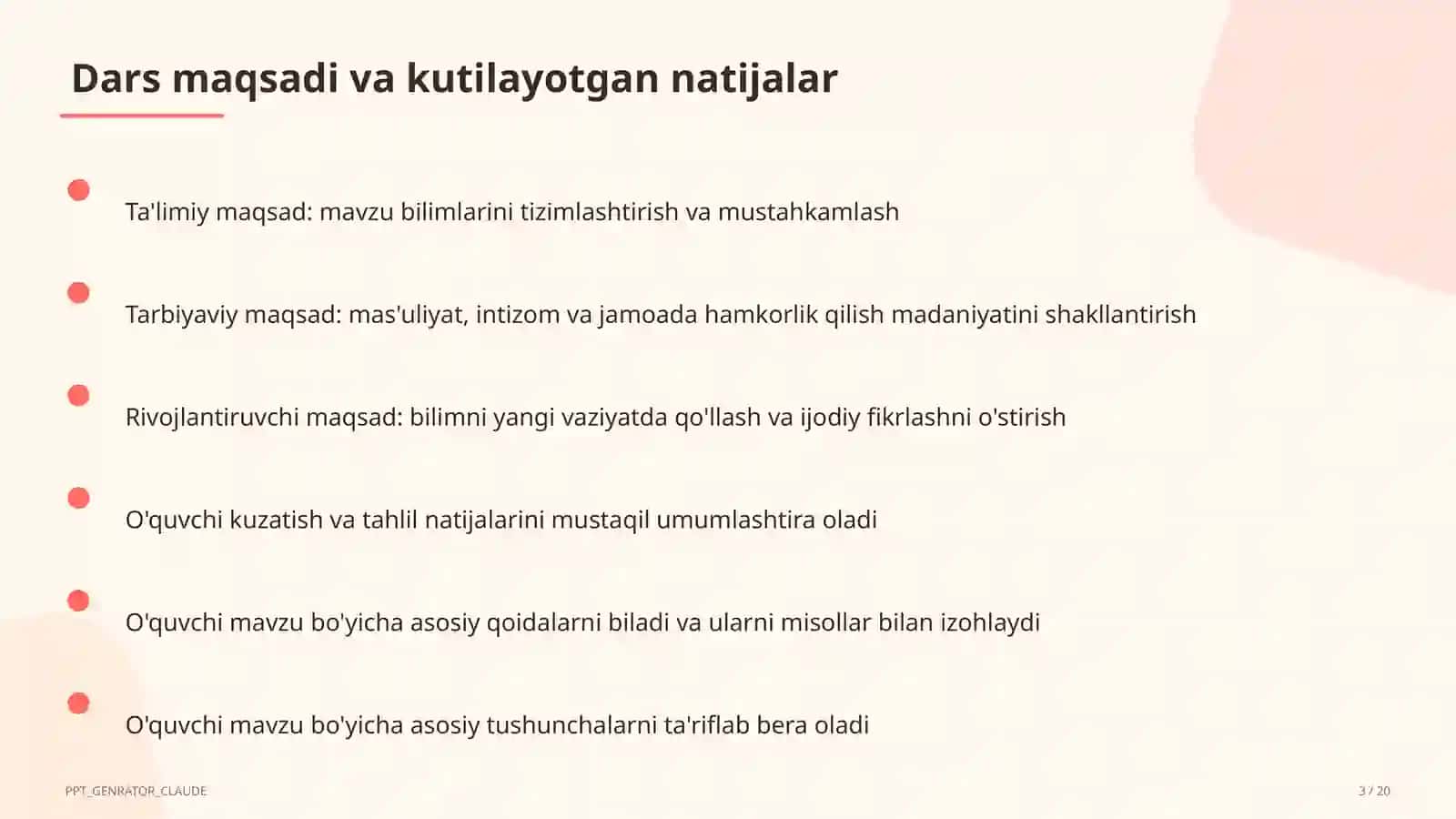 Kombinatorika elementlari: sanash qoidalari (6-sinf) 3