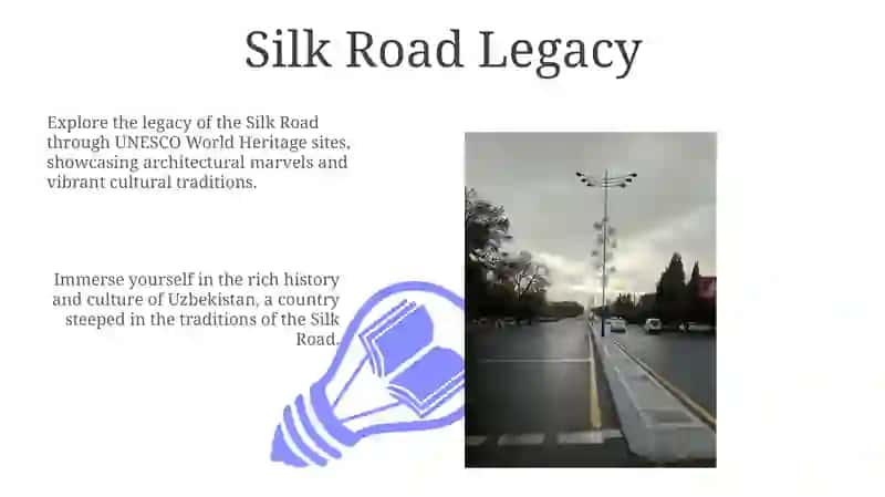 A brochure about the sights of Uzbekistan 3