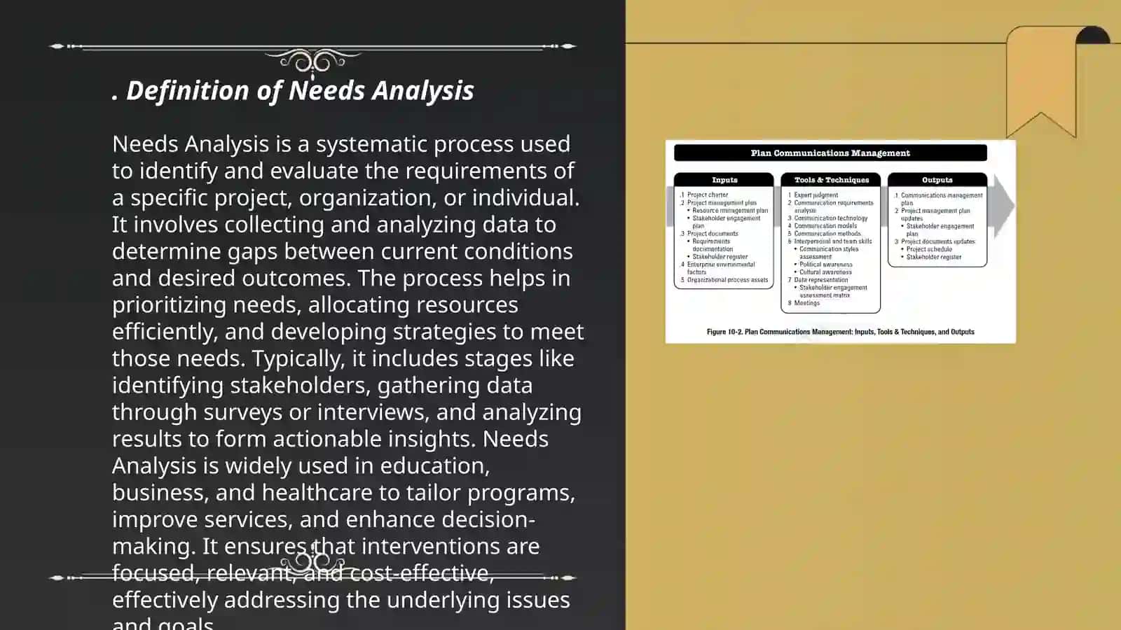 Needs Analysis Definition and Development 3