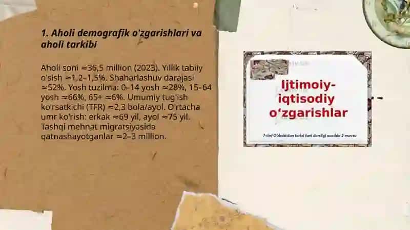 Aholi demografik o'zgarishlari va aholi tarkibi 3