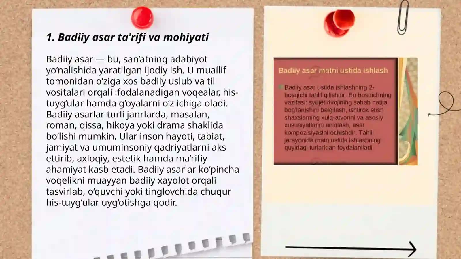 Badiiy asarlar tahlili 3