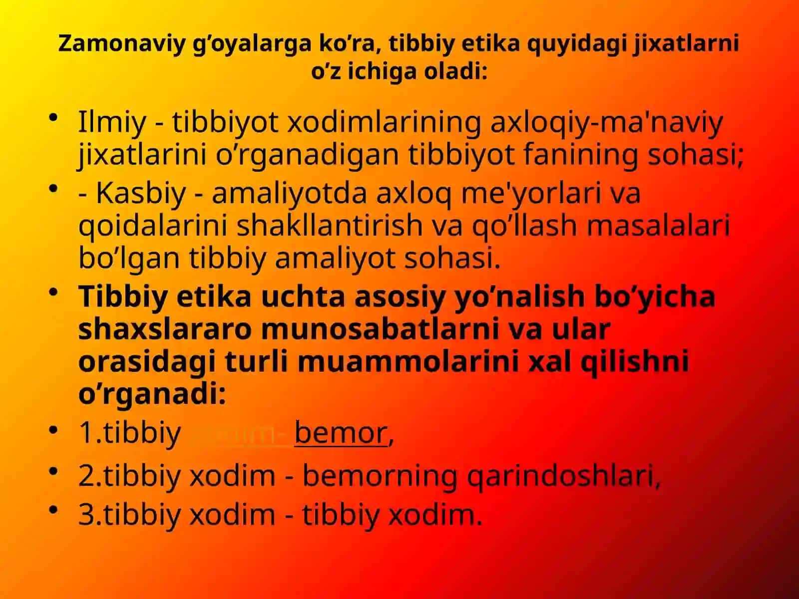Tibbiyot etika va deontologiya 3