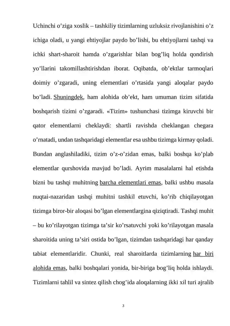 Axborot tizimlari 3