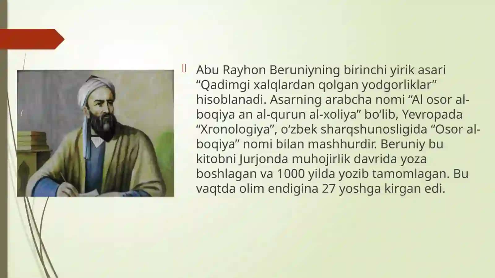 Beruniy asarlarida diniy marosimlarning yoritilishi 3