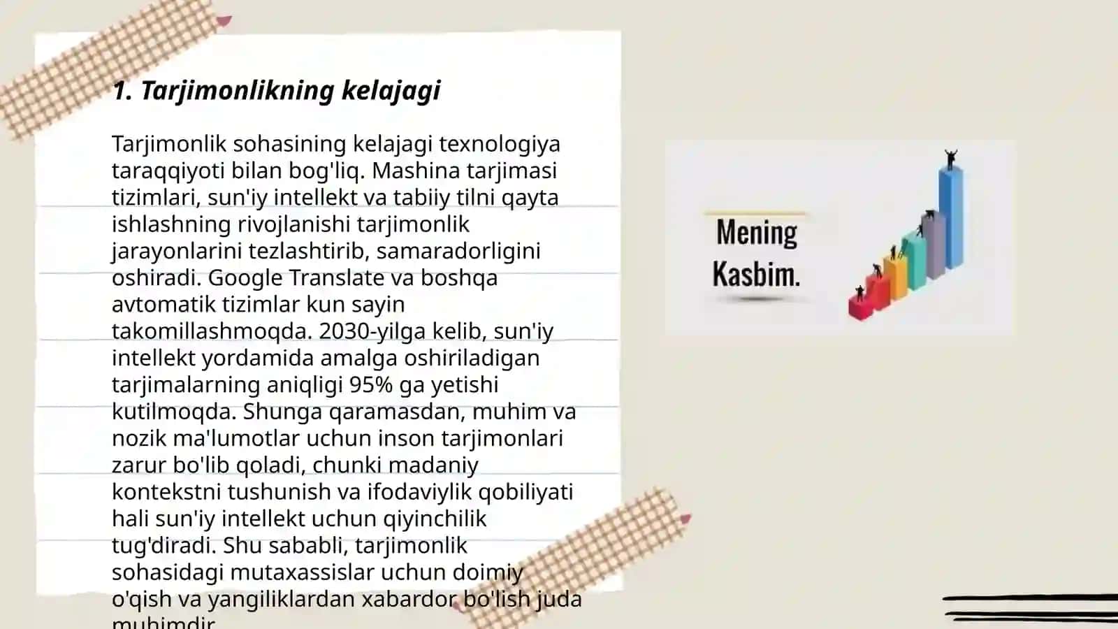 Mening kelajakdagi kasbim tarjimon 3