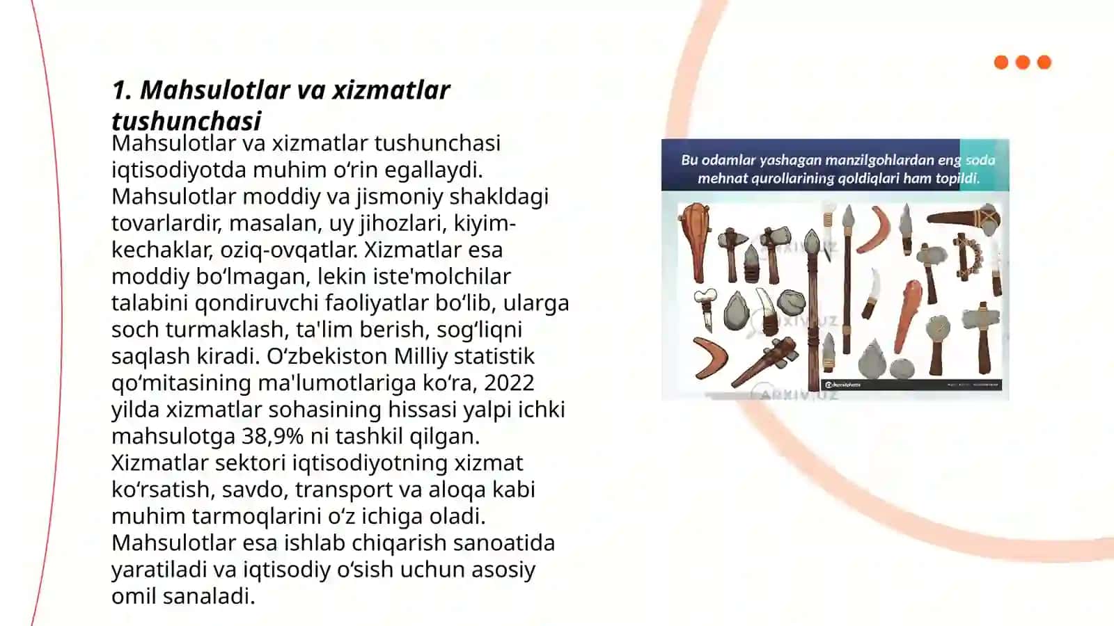 Mahsulotlar va xizmatlar tushunchasi 3