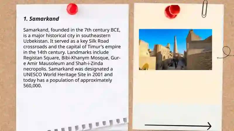 The historical cities of Uzbekistan 3