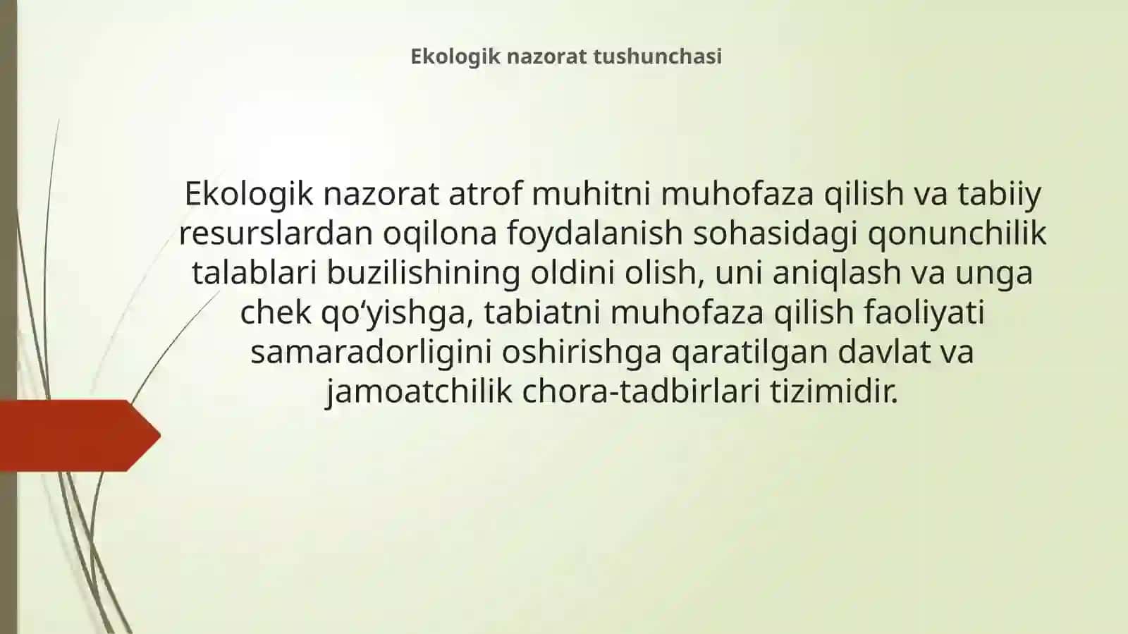 Ekologik nazorat to‘g‘risida 3
