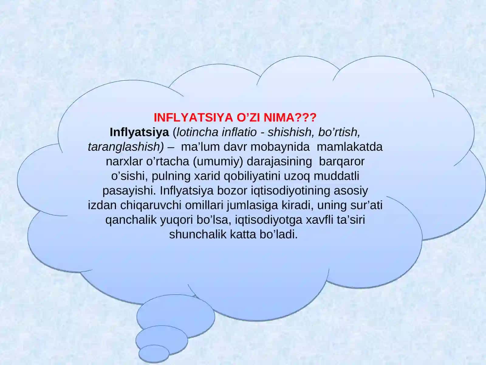 Inflyatsiya (Inflation) 3