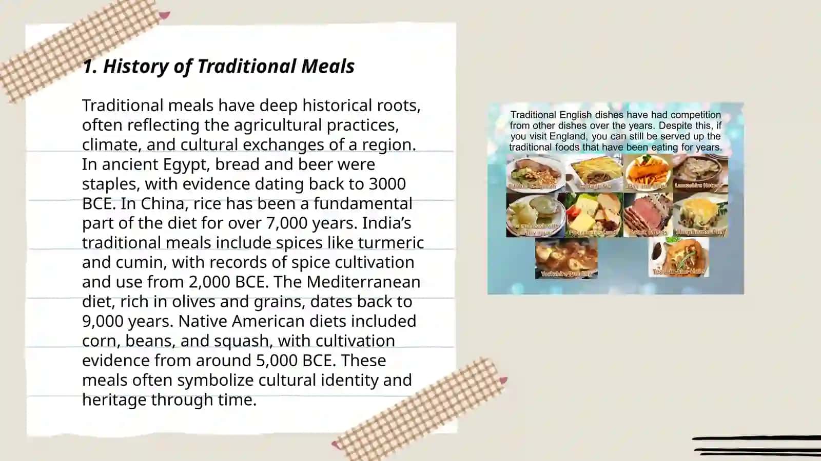 Traditional meals 3