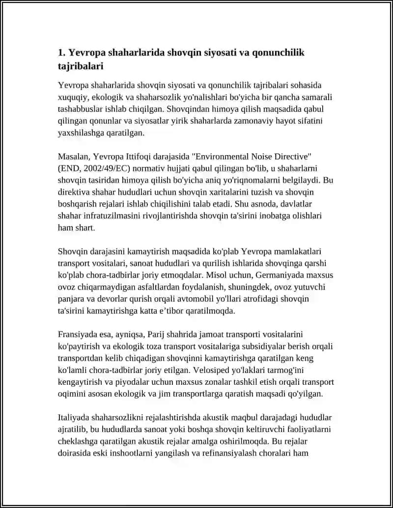 SHAHAR HUDUDINI SHOVQINDAN HIMOYALASHDA XORIJIY TAJRIBALAR 3