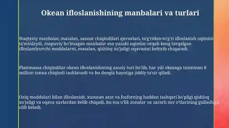 Okeanning ifloslanishi 3