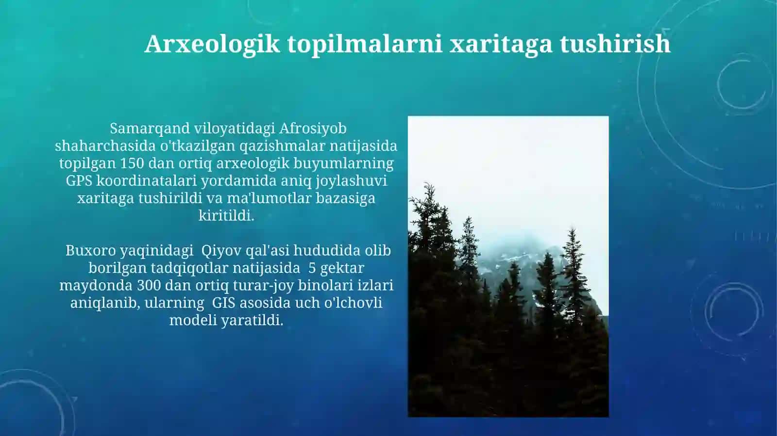 Arxeologik dala tadqiqotida geoinformatsiontizimdanfoydalanish 3