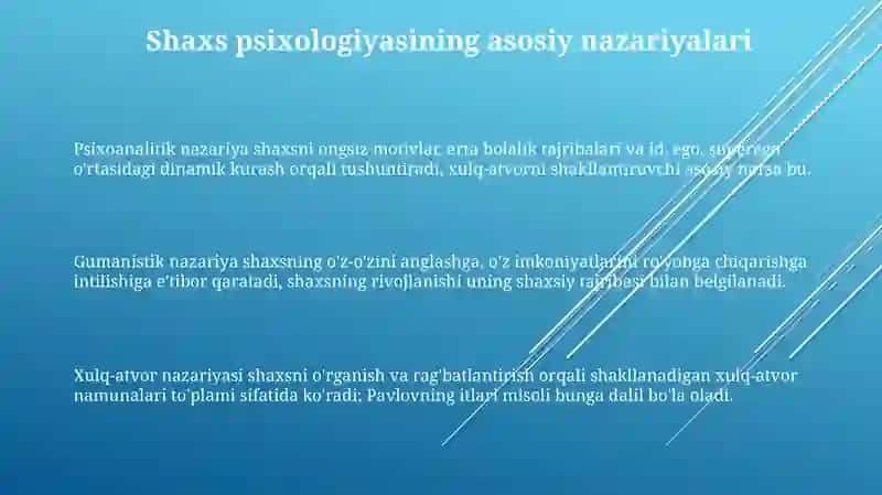 Psixologiyada shaxs va jamiyat muomosi 3