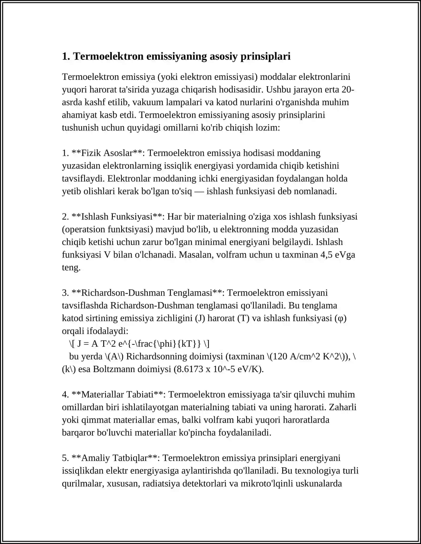 TERMOELEKTRON EMISSIYA 3