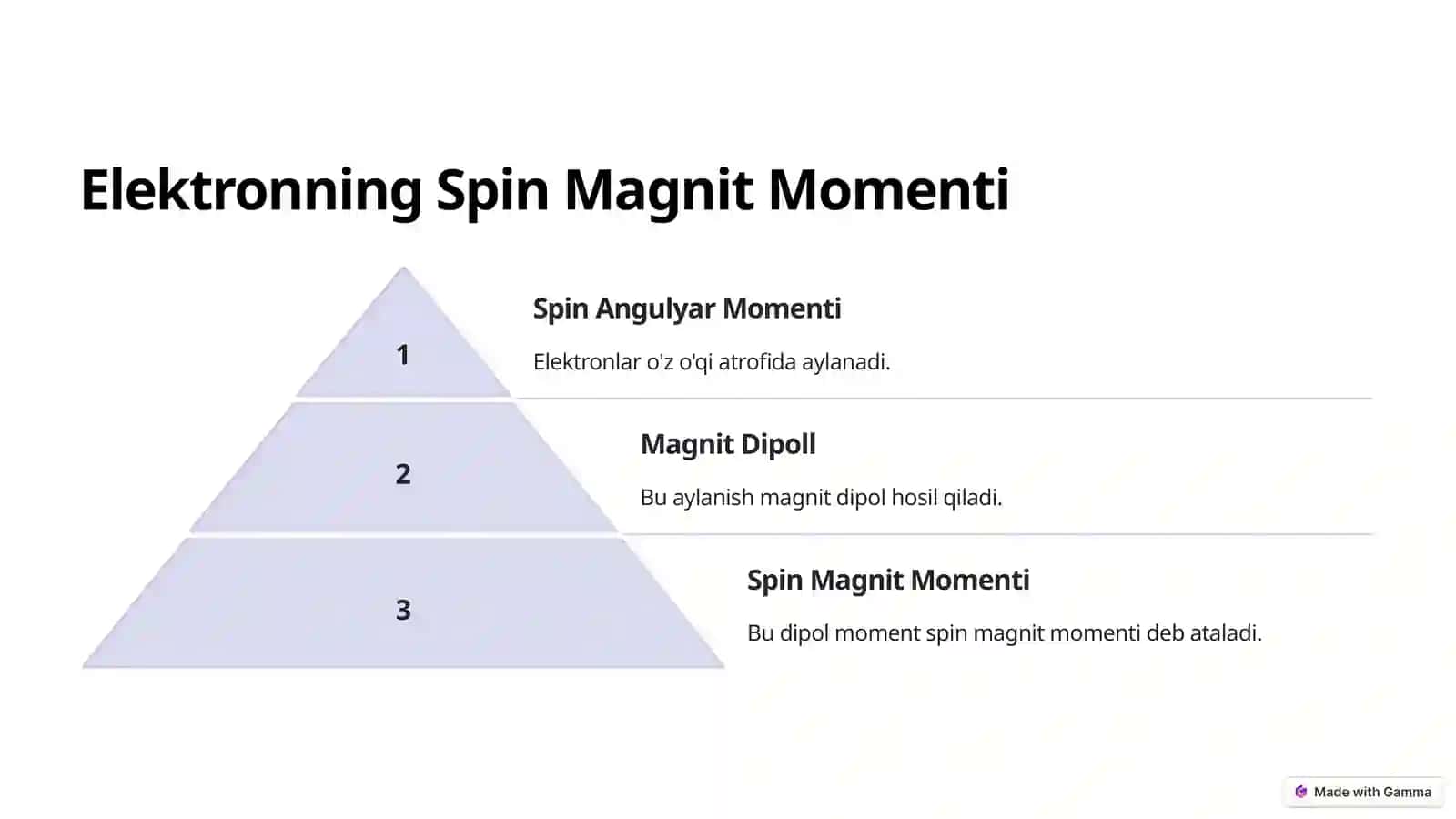 Elektronning Magnit Momenti 3
