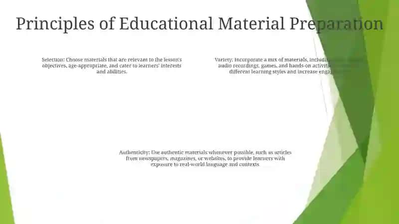 Preparation Of Educational Materials In English Classes 3