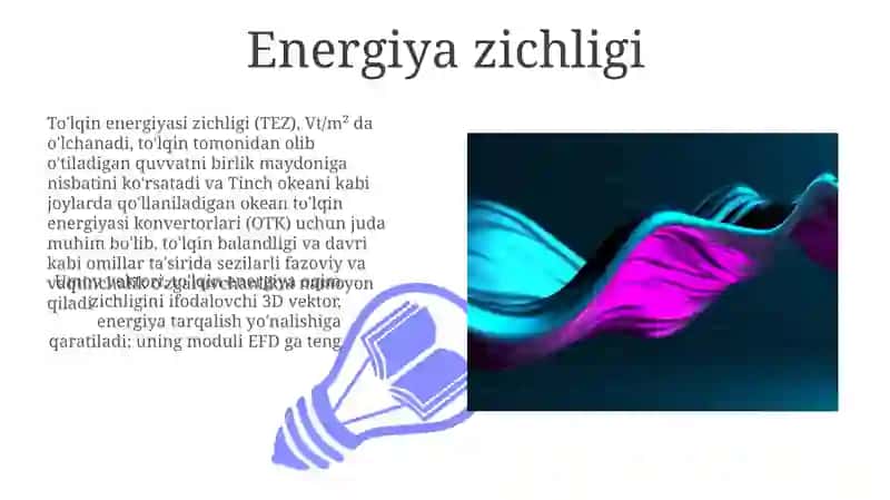 To'lqin energiyasi.Umovvektori 3