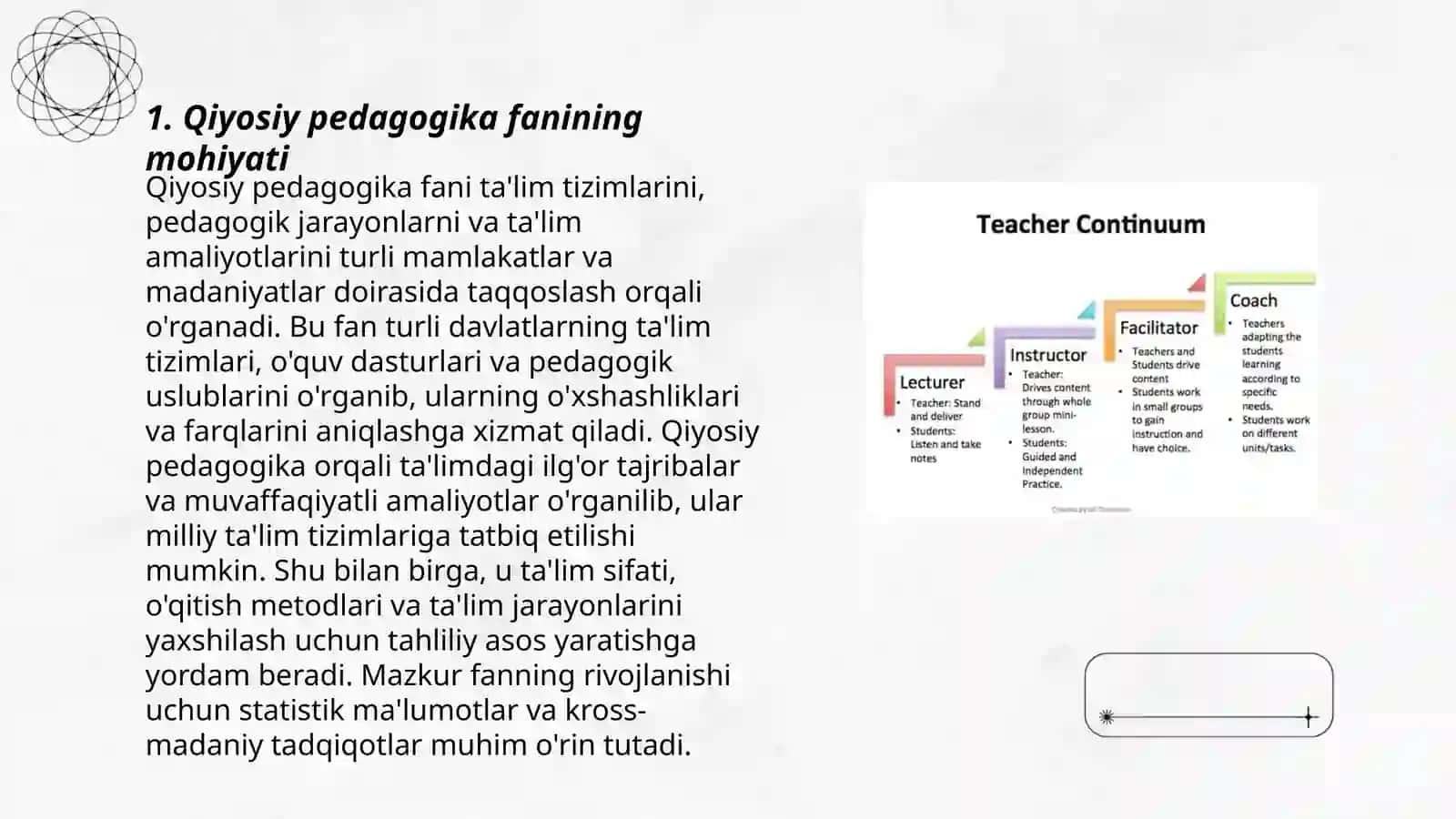 Qiyosiy pedagogika fanining mohiyati 3