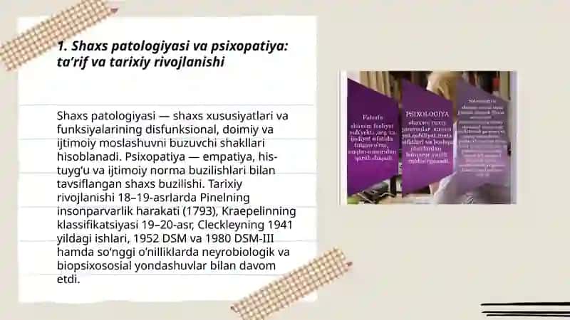 Shaxs patologiyasi-psixopatiyalar 3