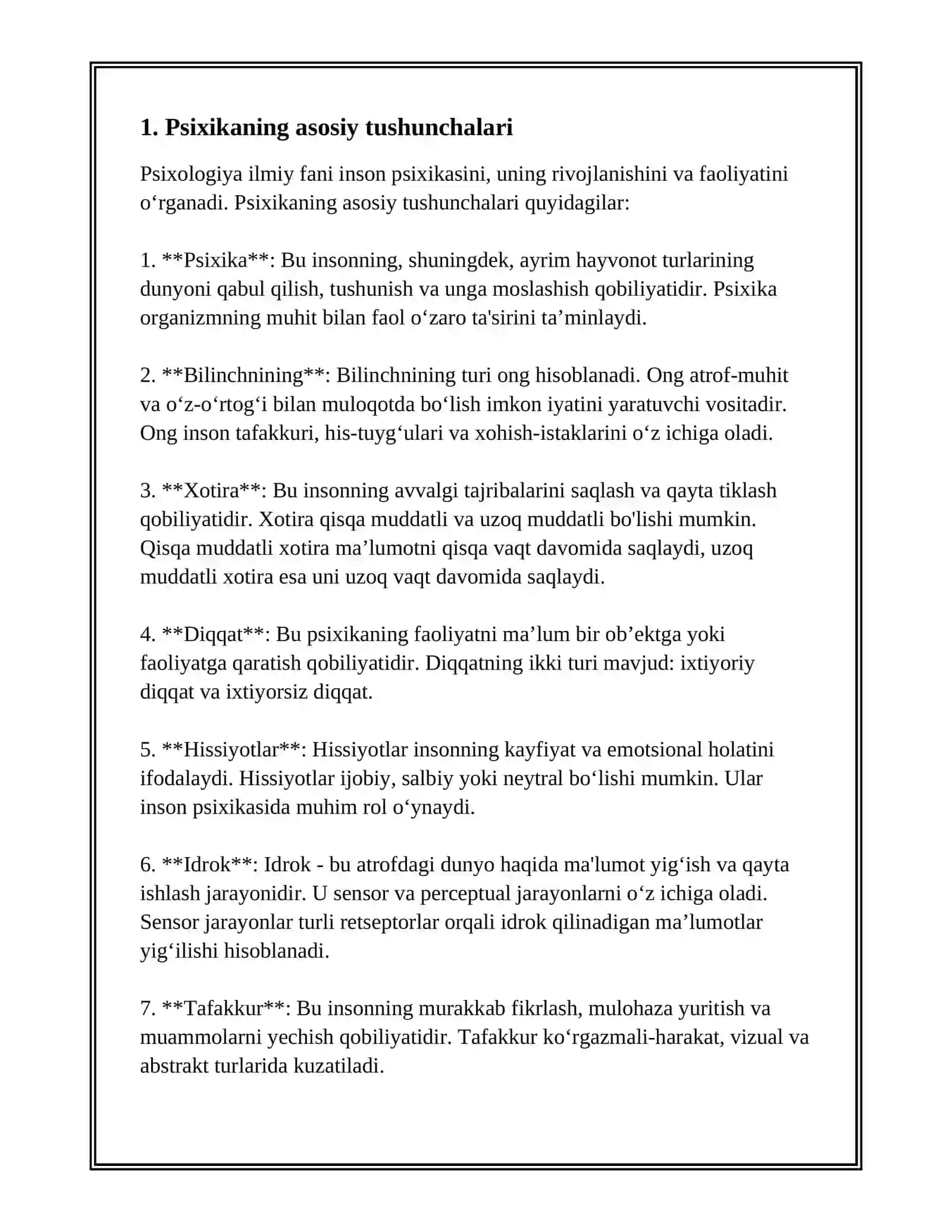 BOLANI PSIXIKASINI O'RGANISH PRINSIPLARI 3
