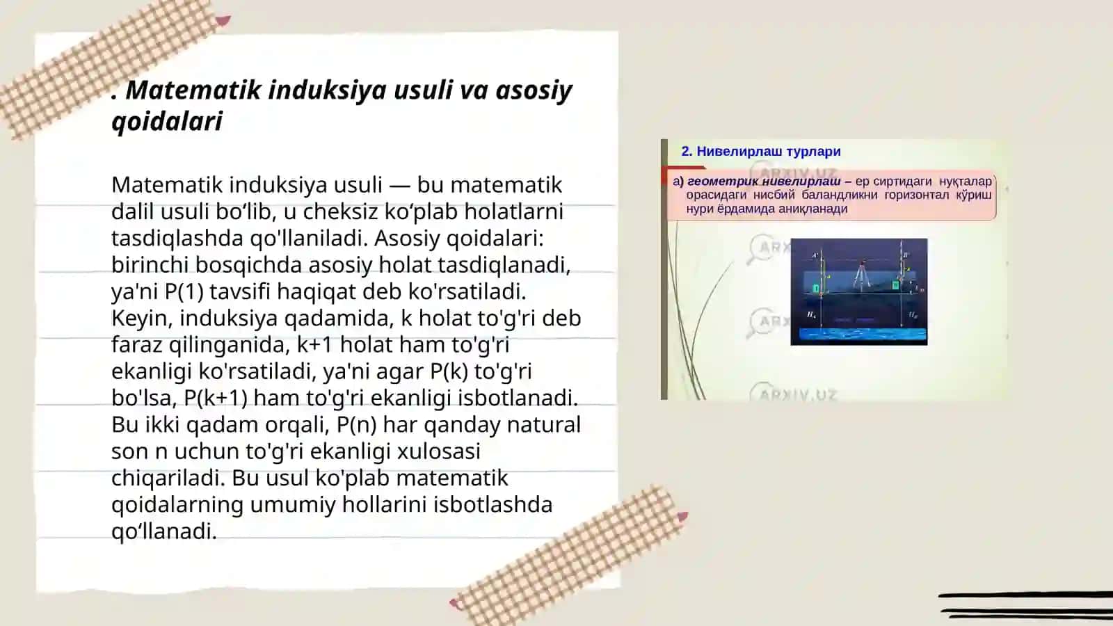 Matematik Induksiya Usuli 3