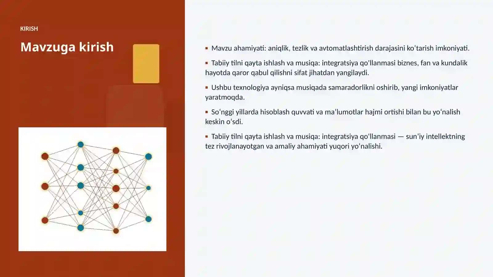 Sun’iy intellekt • Professional taqdimot 3