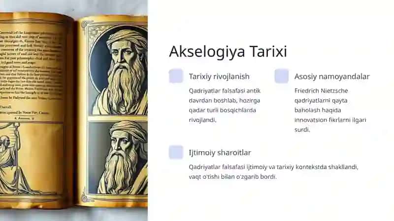 Qadriyatlar falsafasi akselogiya 3