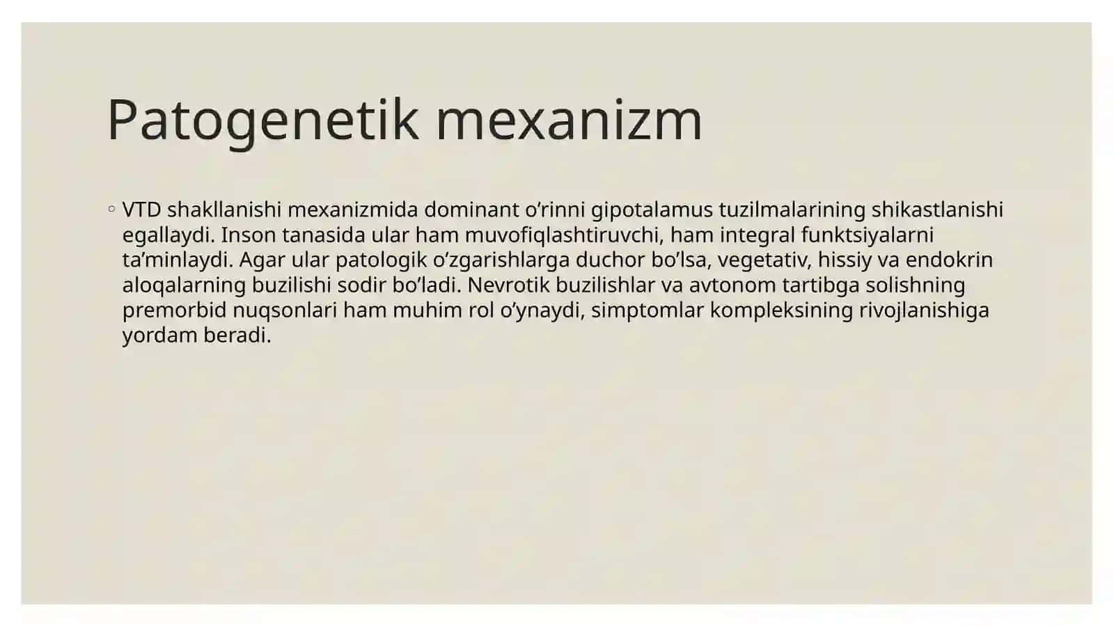 Giper va gipokinetik turdagi tomirlar distoniyasi 3