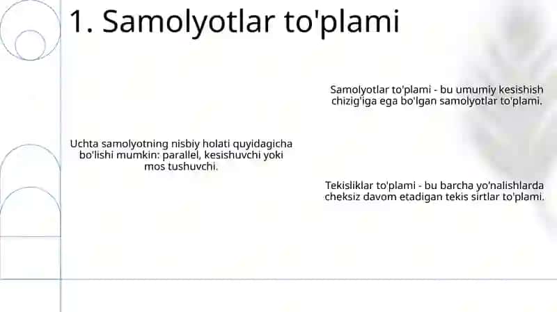Tekisliklar Dastasi 3