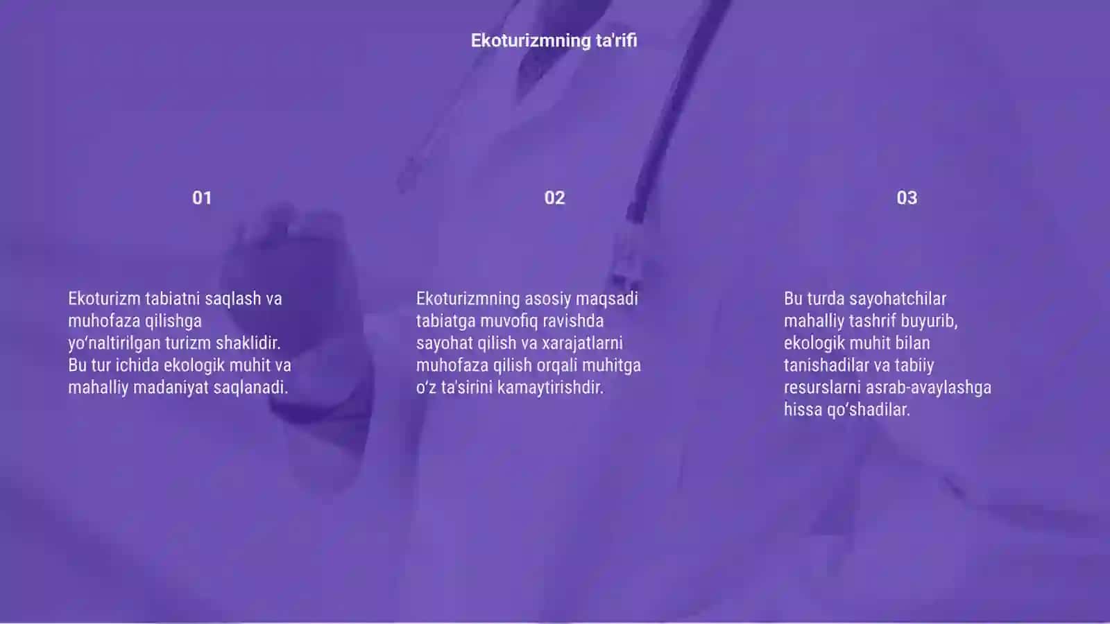 Ekoturizmni turlari 3