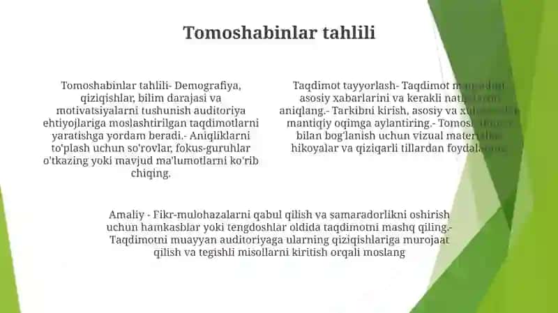 Taqdimot Tayyorlash 3