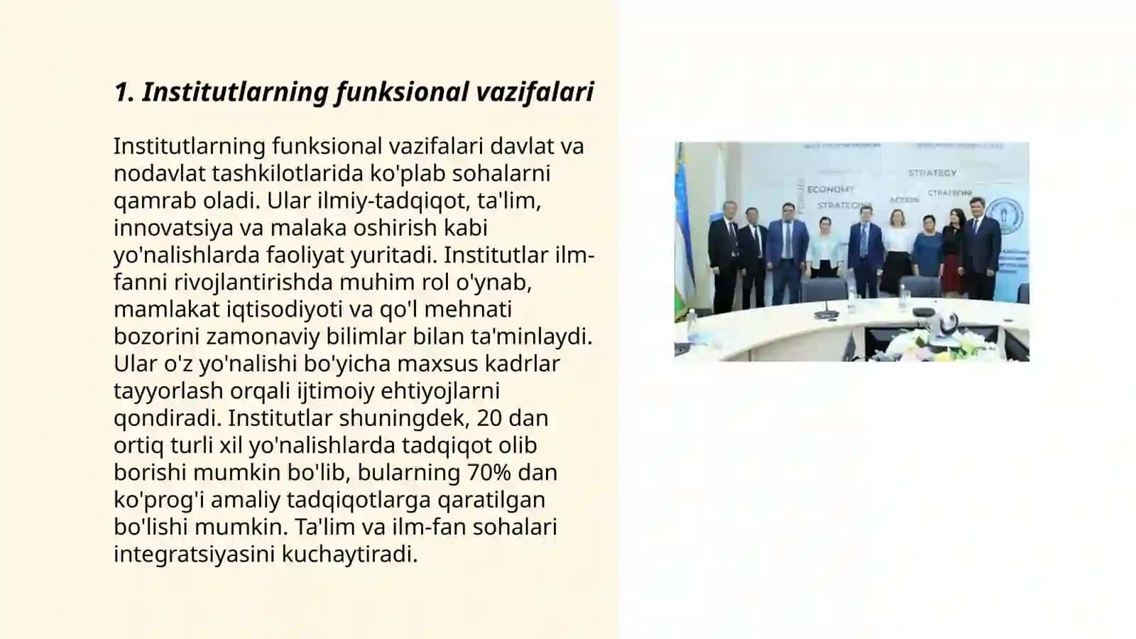 Institutlar rivojlanish evollutsiyasi 3