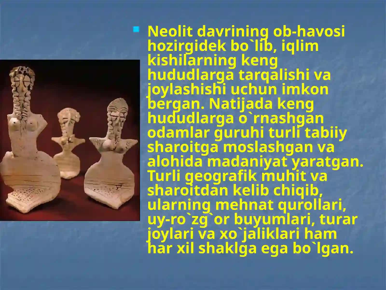 O‘zbekistondan neolit davri odgorliklari 3