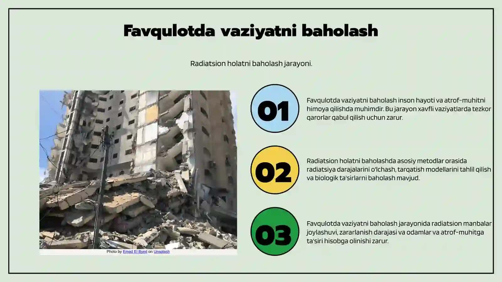 Favqulotda Vaziyatni Baholash 3