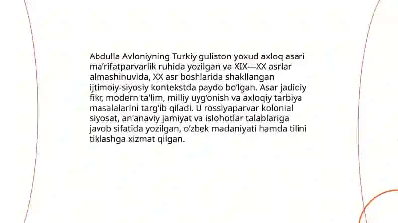 Turkiy guliston yoxud axloq 3