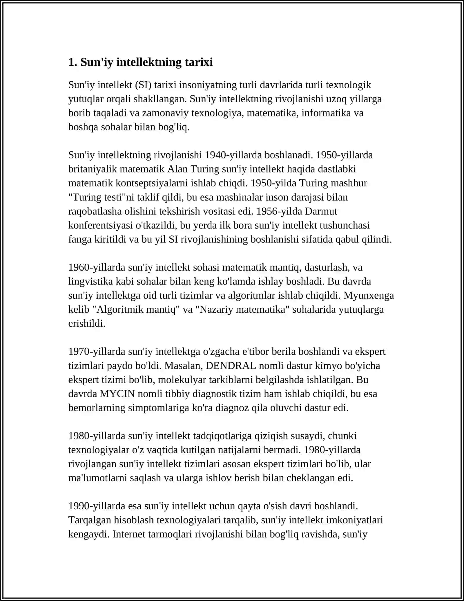 SUN'IY INTELLEKT (AI) 3