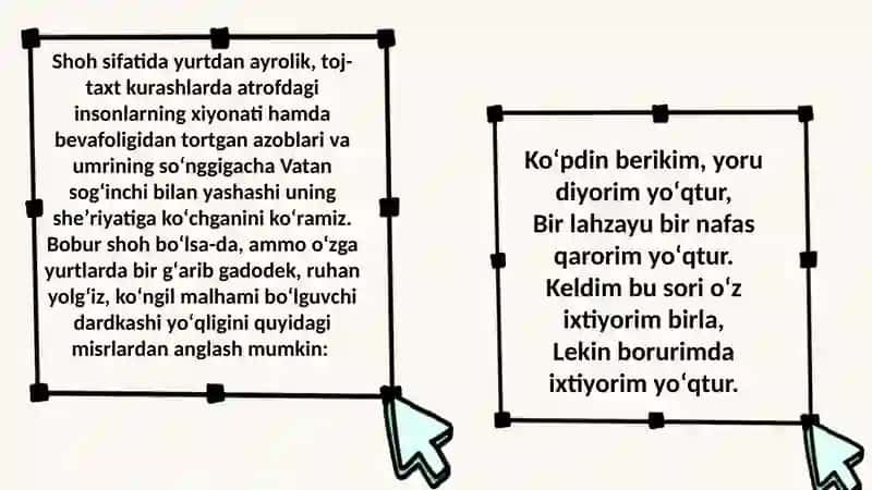Z.M.Bobur lirikasida Vatansog'inchi 3
