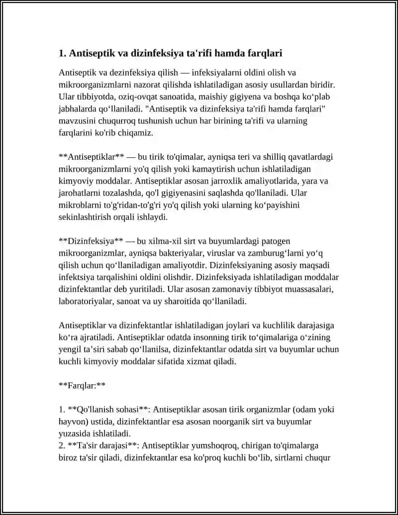 ANTISEPTIK VA DIZINFEKSIYALOVCHI MODDALAR 3