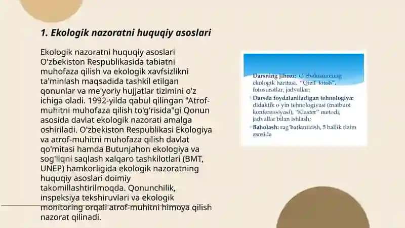 Ekologik nazorat 3